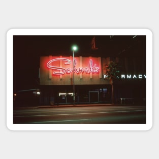 Schwab's at night Magnet